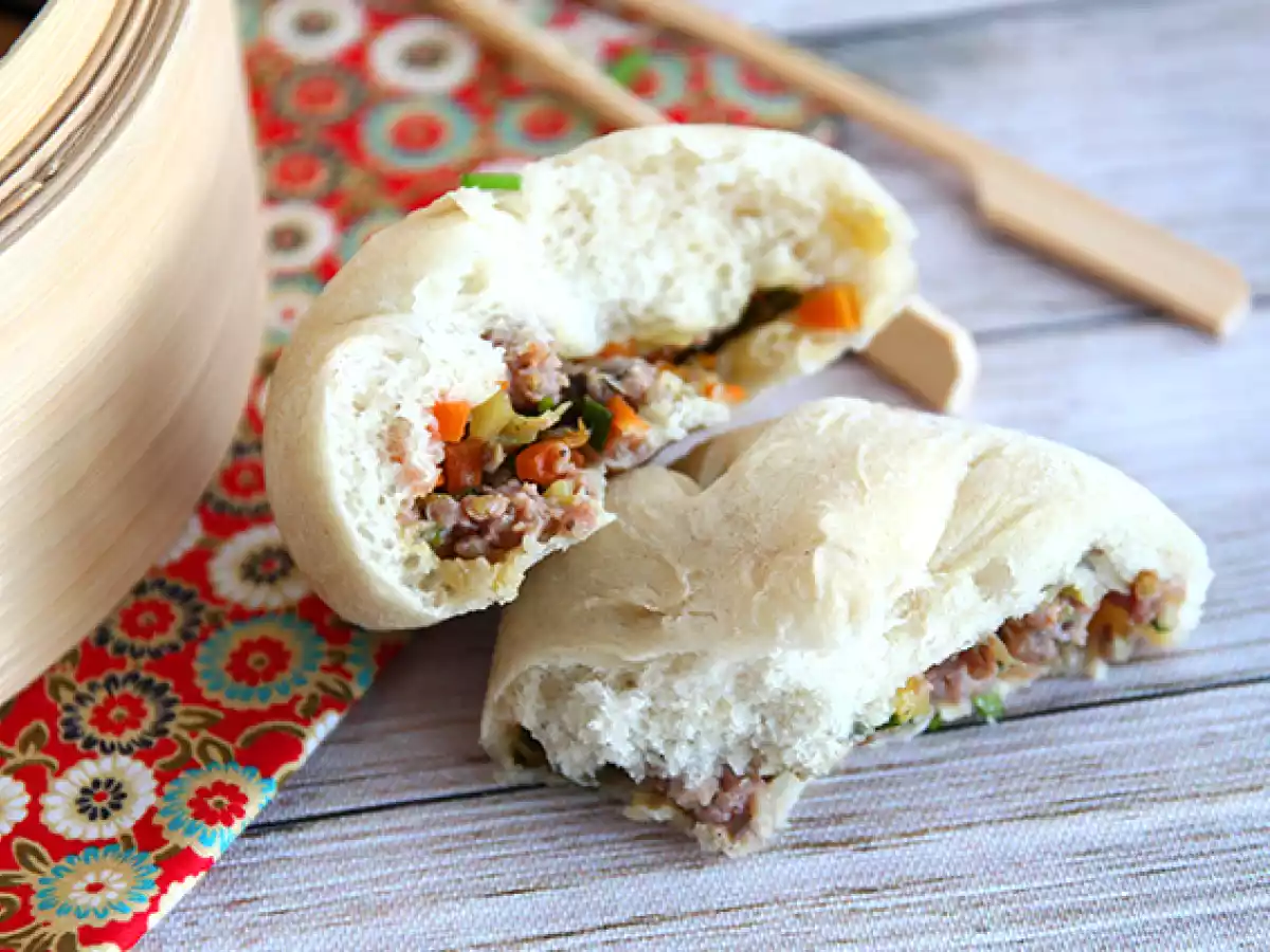 Banh Bao, malé dušené housky - foto 3