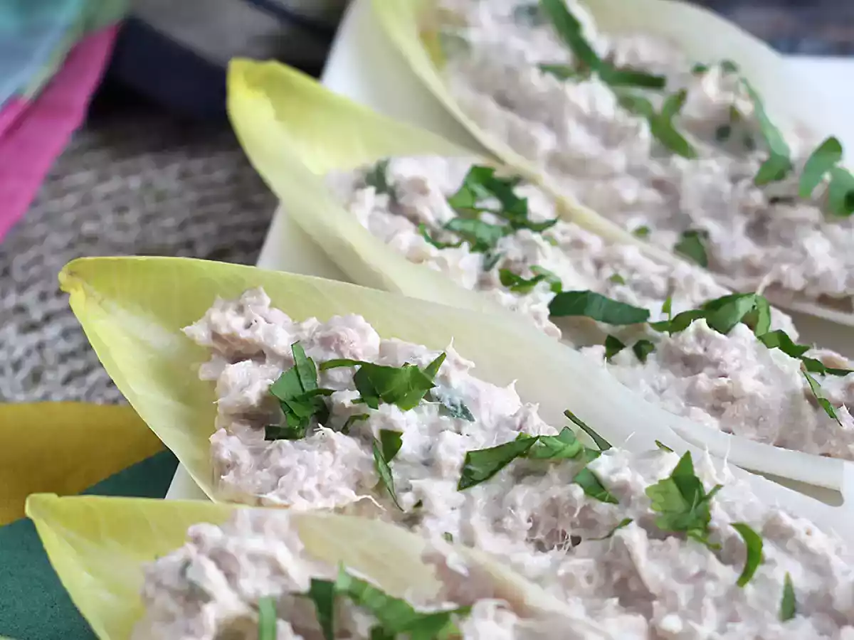 Barquettes d'endives garnies de thon - foto 4