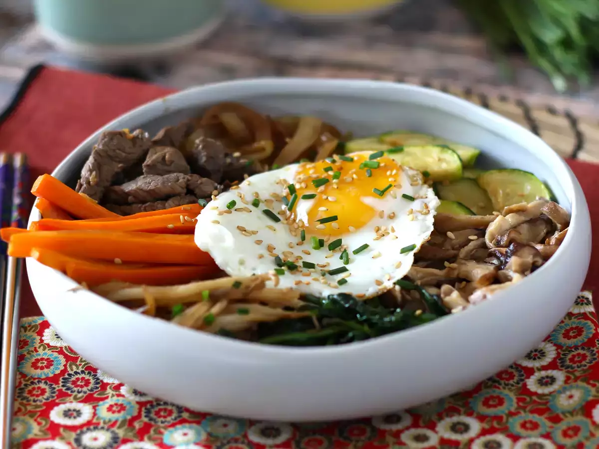 Bibimbap – tradiční korejský pokrm