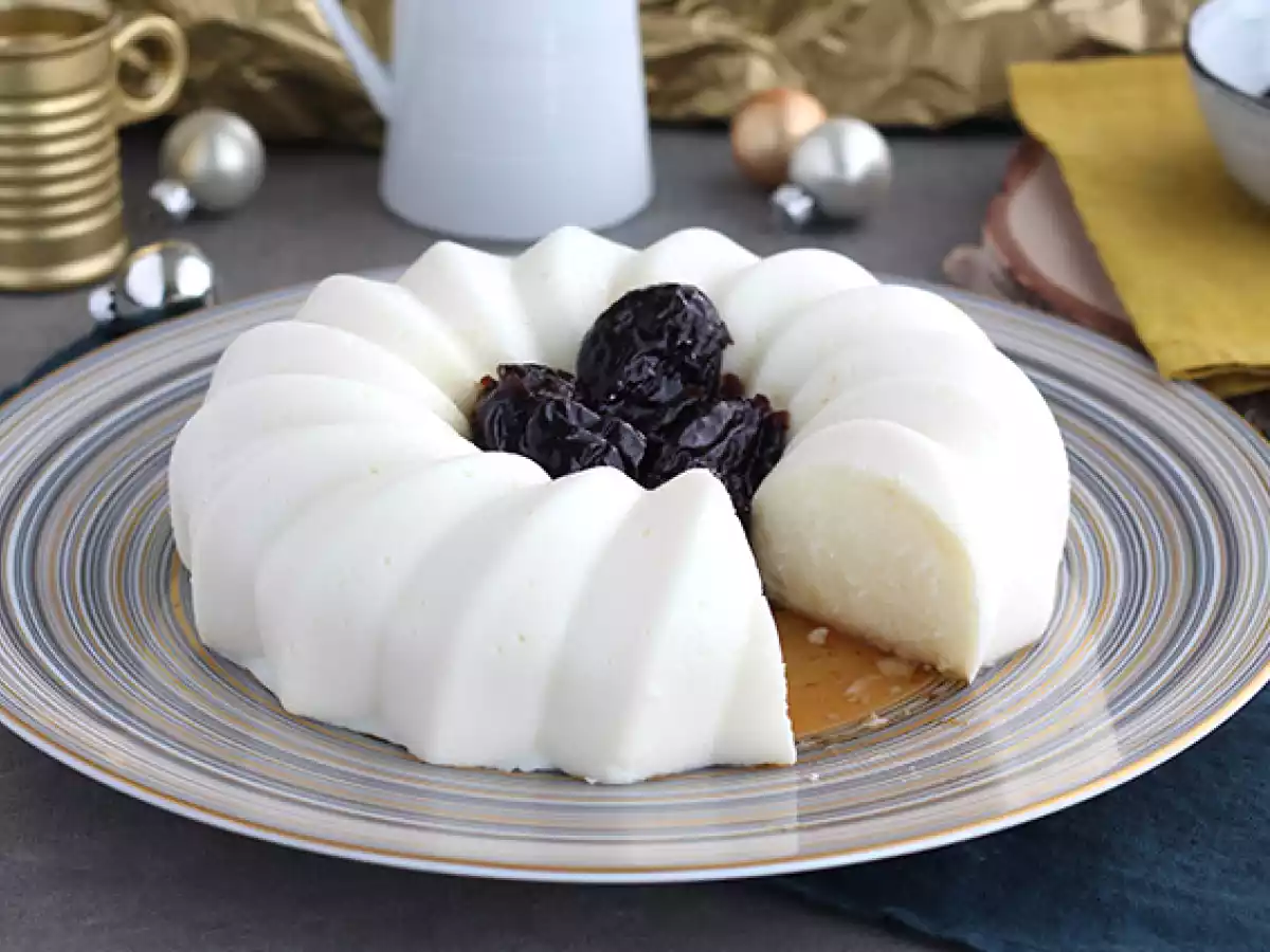 Blanc manger kokosové a švestkové coulis - foto 5