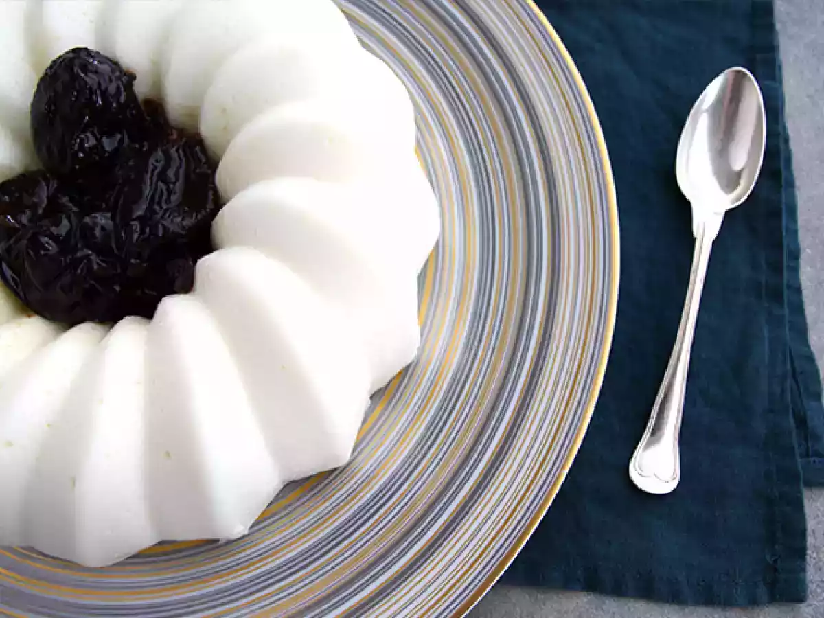 Blanc manger kokosové a švestkové coulis - foto 6