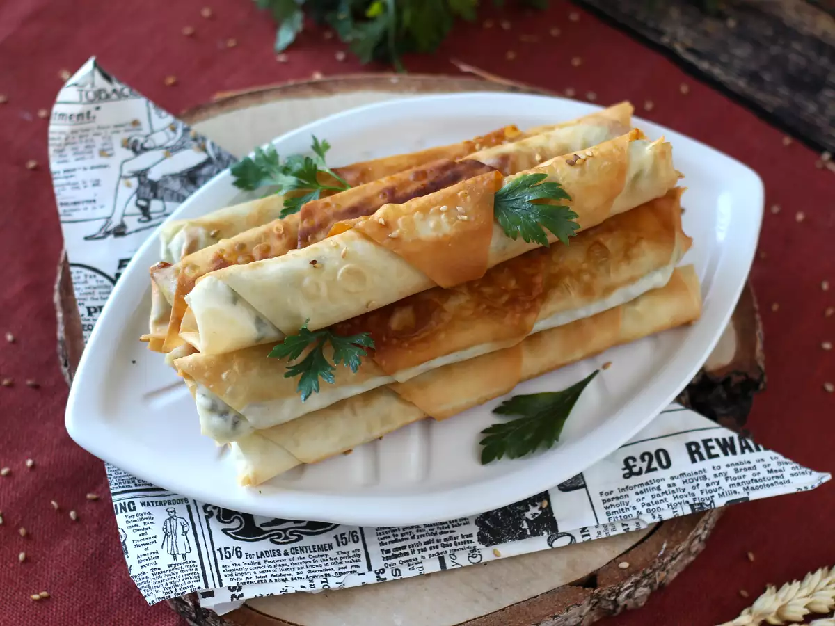 Börek s ovčím sýrem a petrželkou - foto 5