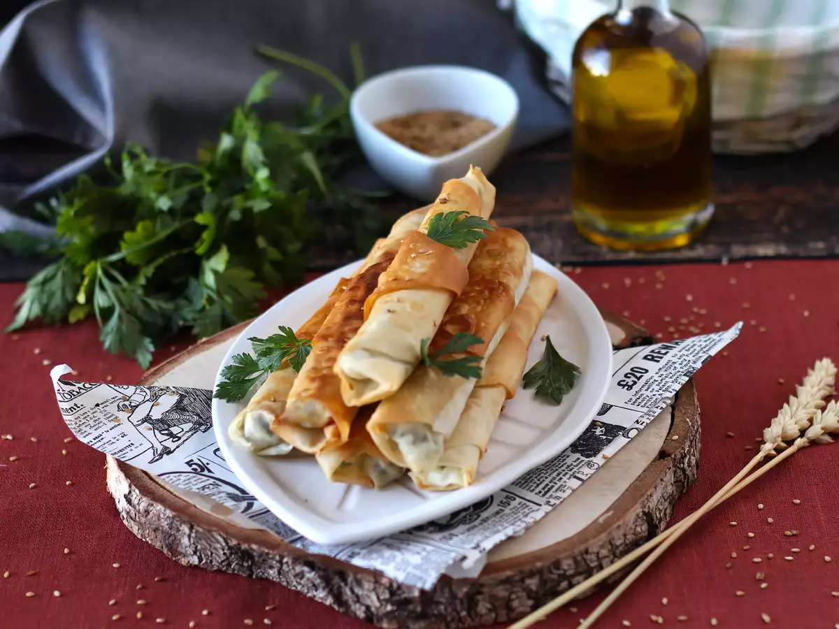 Börek s ovčím sýrem a petrželkou - foto 7