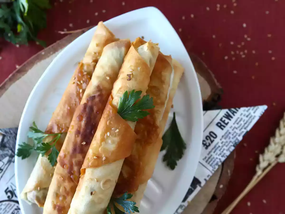 Börek se sýrem feta a petrželkou - foto 4