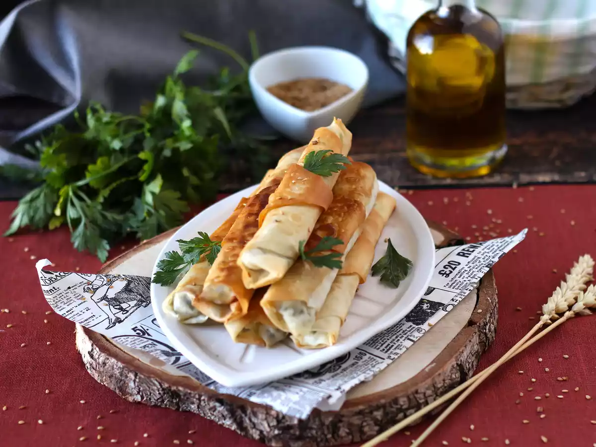 Börek se sýrem feta a petrželkou - foto 7