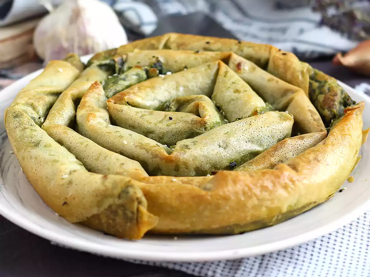 Borek, turecký koláč se špenátem a sýrem - foto 3