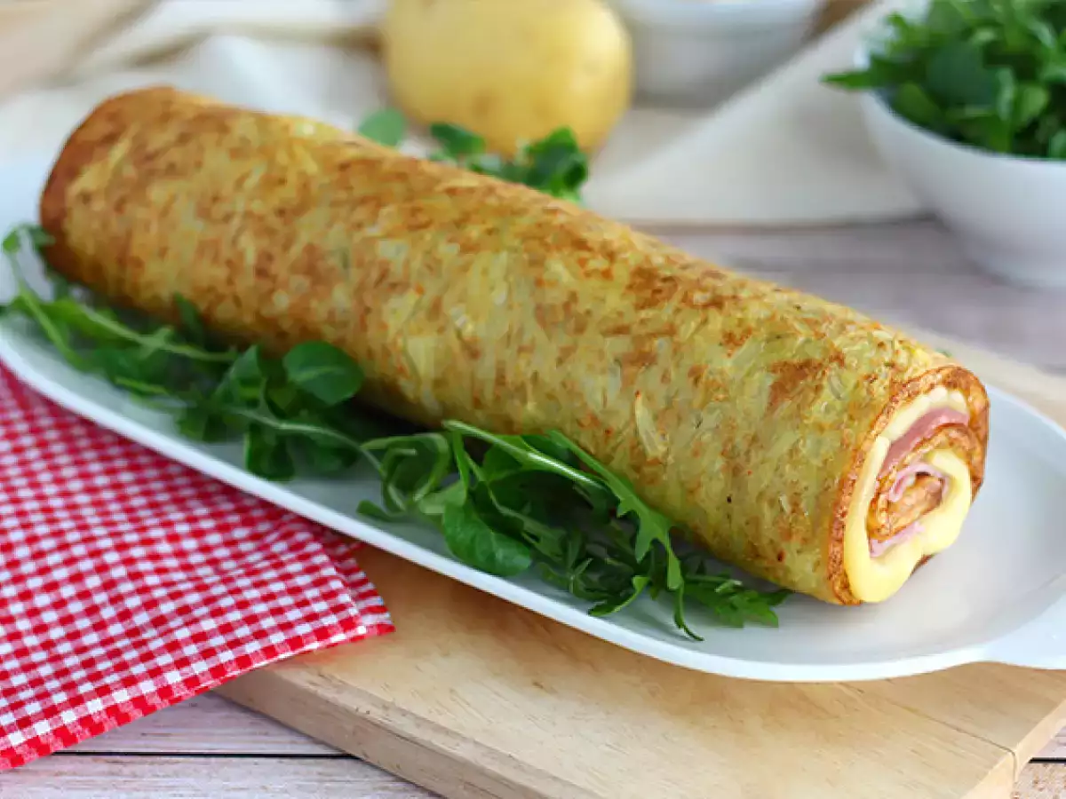 Bramborová roláda se sýrem Raclette de Savoie a šunkou - foto 2