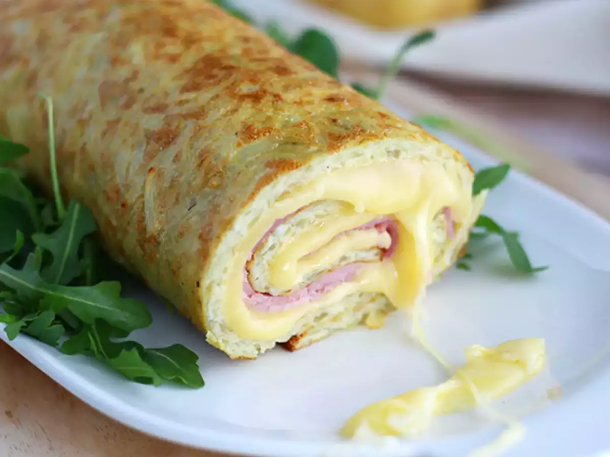 Bramborová roláda se sýrem Raclette de Savoie a šunkou - foto 3