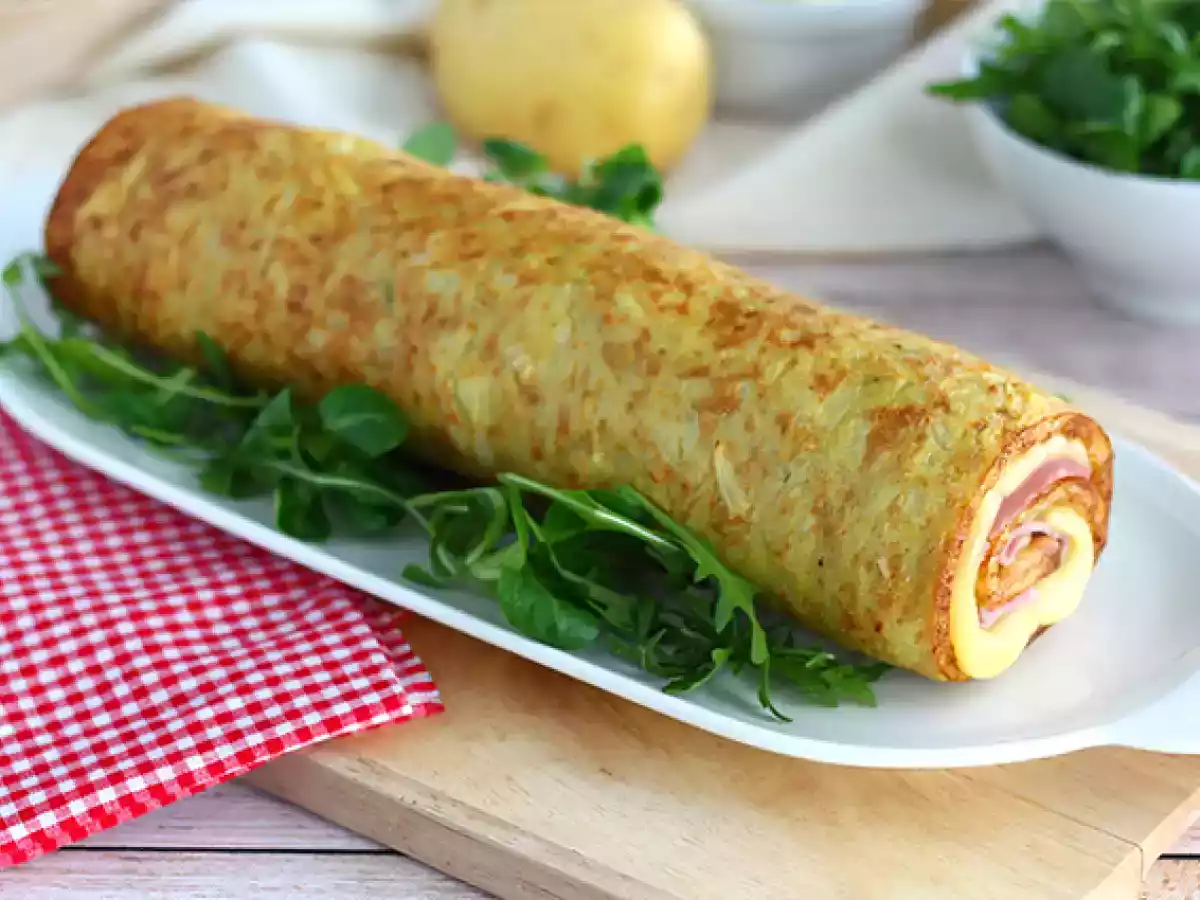 Bramborová rolka se sýrem Savoy Raclette a šunkou - foto 2
