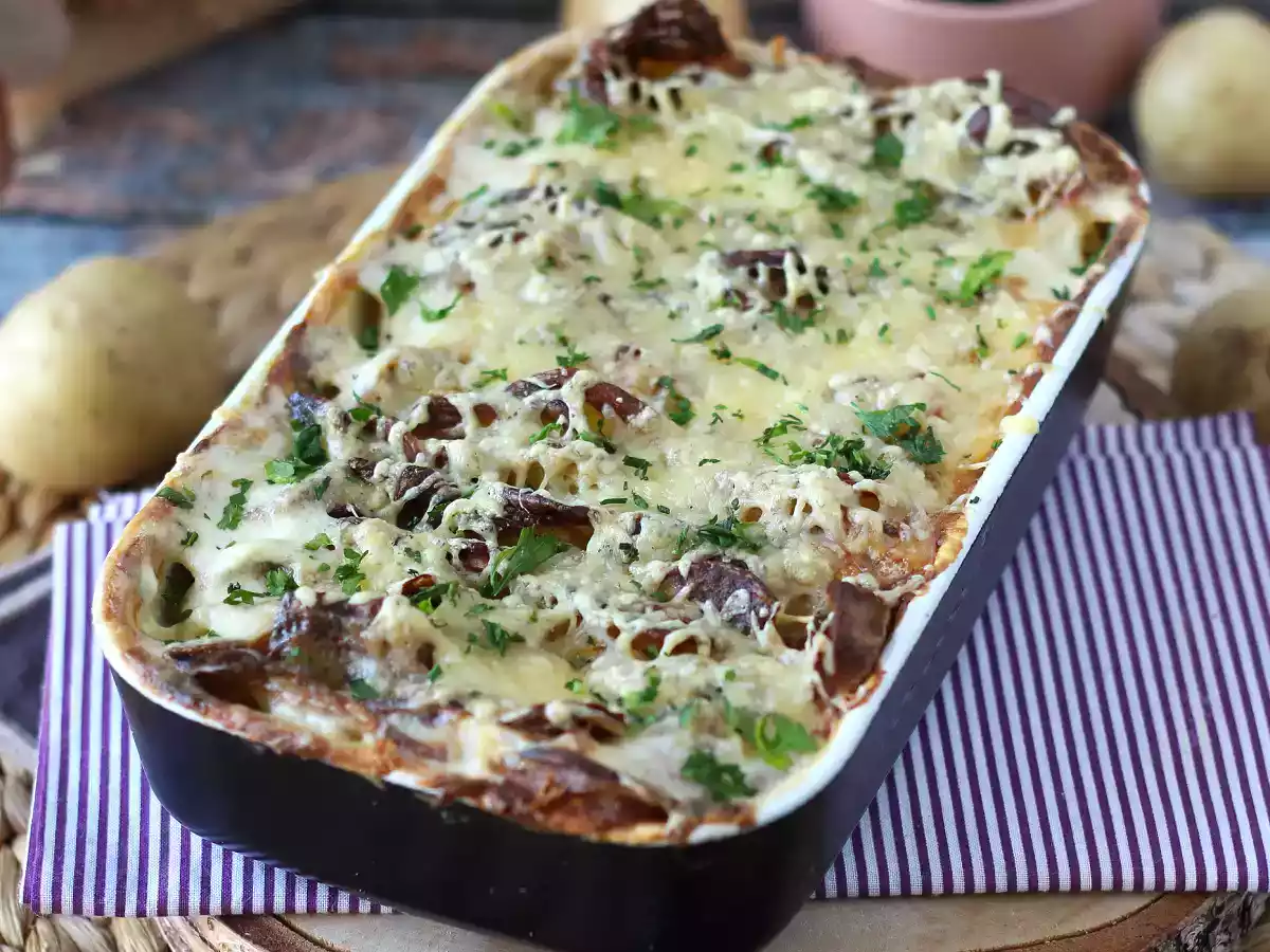 Bramborový gratin s fritézou Air Fryer