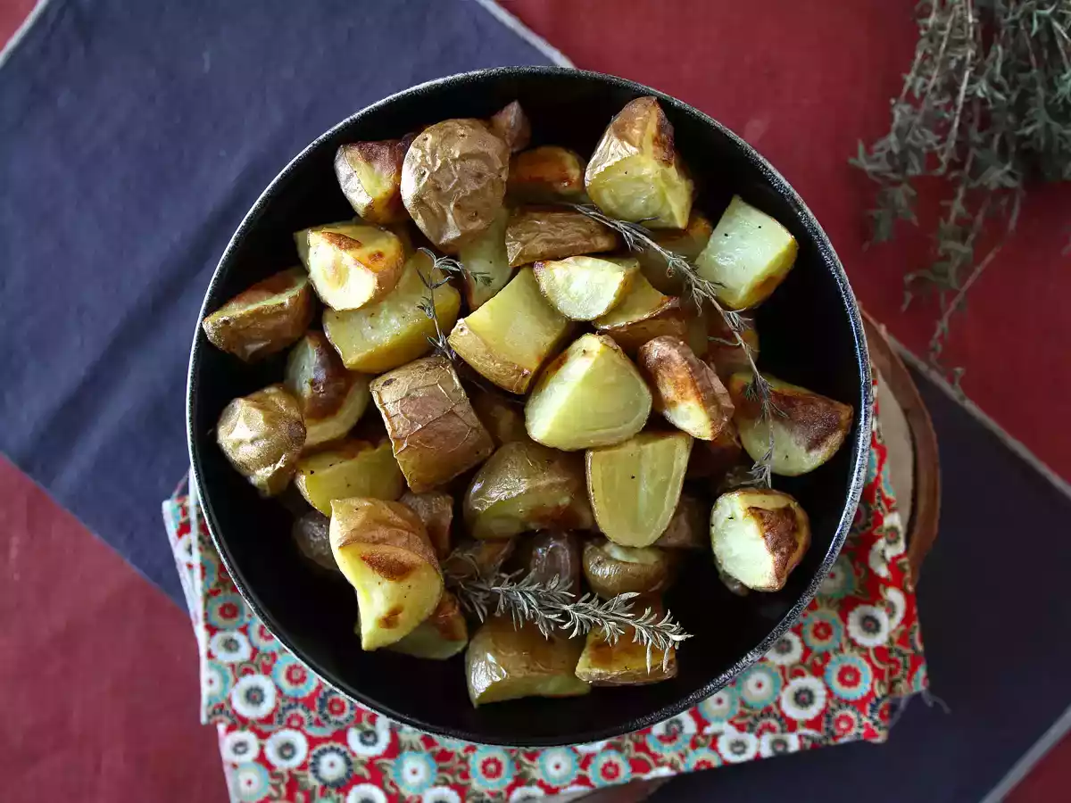 Brambory pečené v troubě, klasický a snadný recept - foto 5