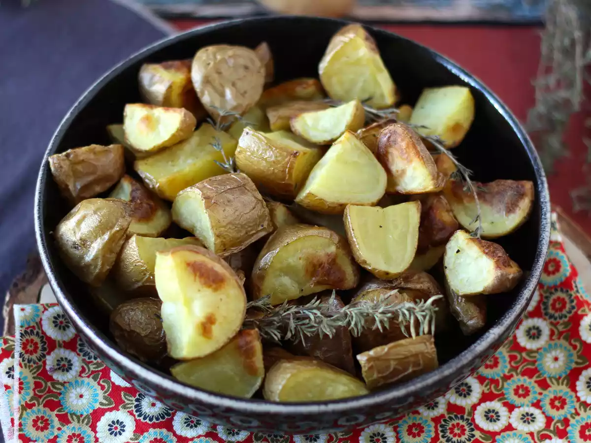 Brambory pečené v troubě, klasický a snadný recept - foto 7