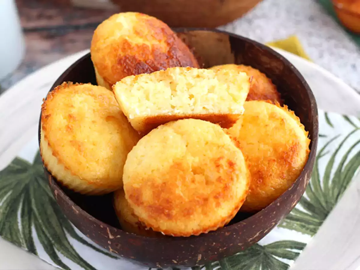Brazilské kokosové muffiny - Queijadinhas - foto 5