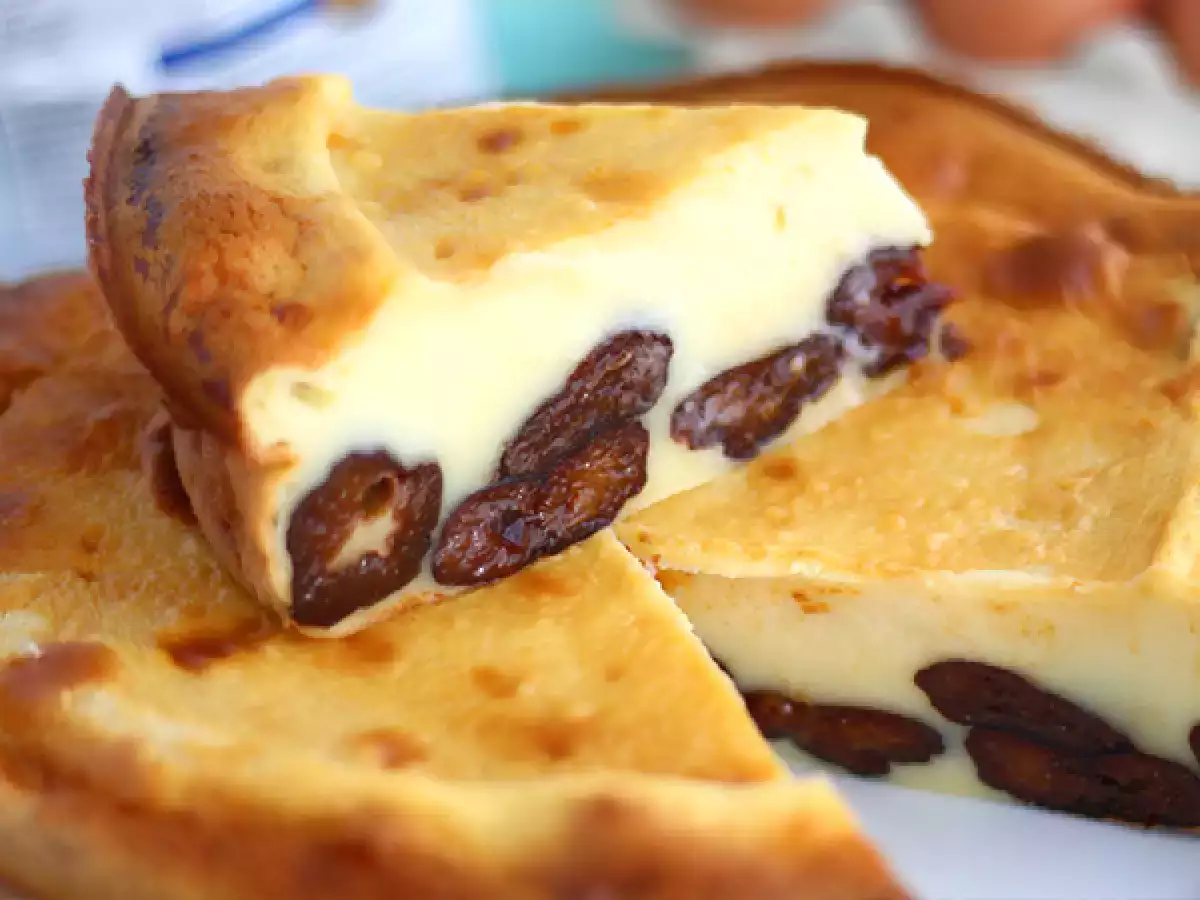 Bretaňský koláč Far Breton se sušenými švestkami - foto 3