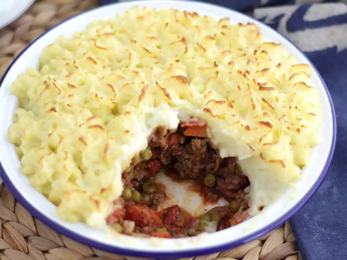 Britský hovězí koláč - Shepherd's pie - foto 3