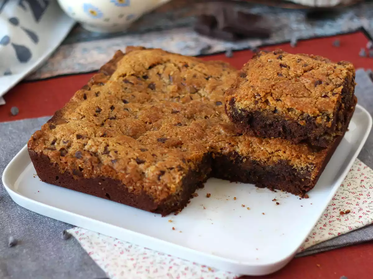Brookies, dokonalá kombinace brownies a sušenek - foto 5