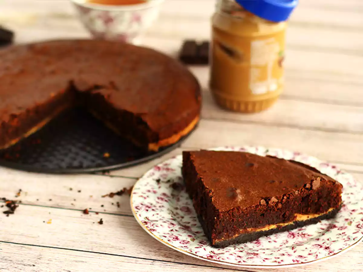 Brownie s arašídovým máslem a sušenkami Oreo - foto 2