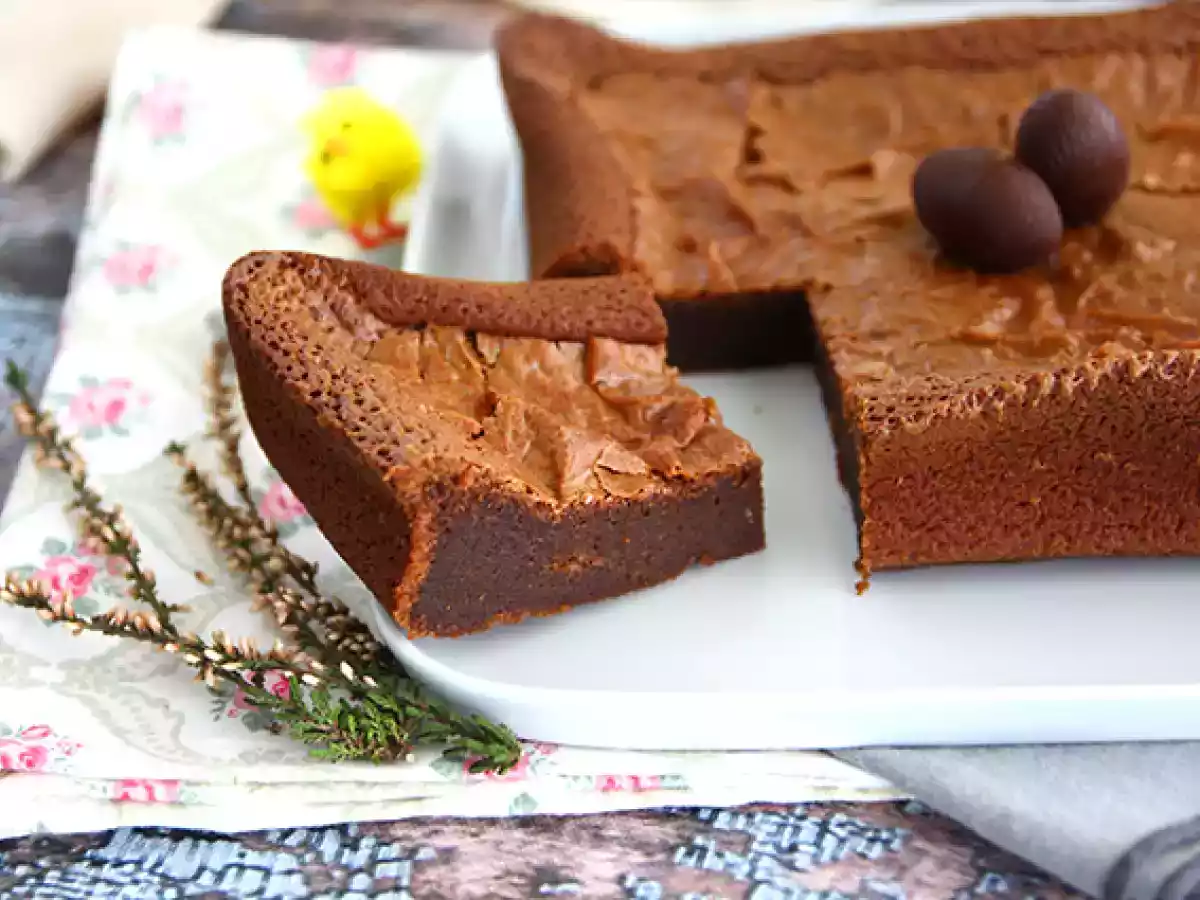 Brownie se zbytky velikonoční čokolády - foto 4