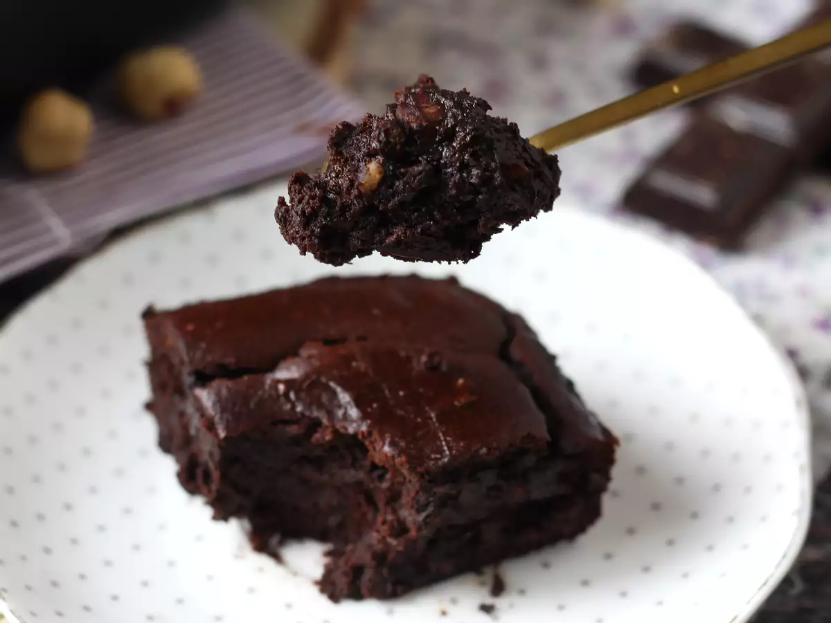 Brownie ze sladkých brambor bez másla a oleje - foto 2