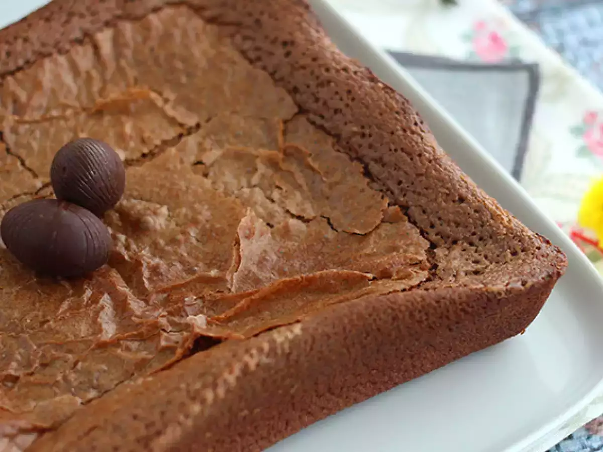 Brownie ze zbytků velikonoční čokolády - foto 3