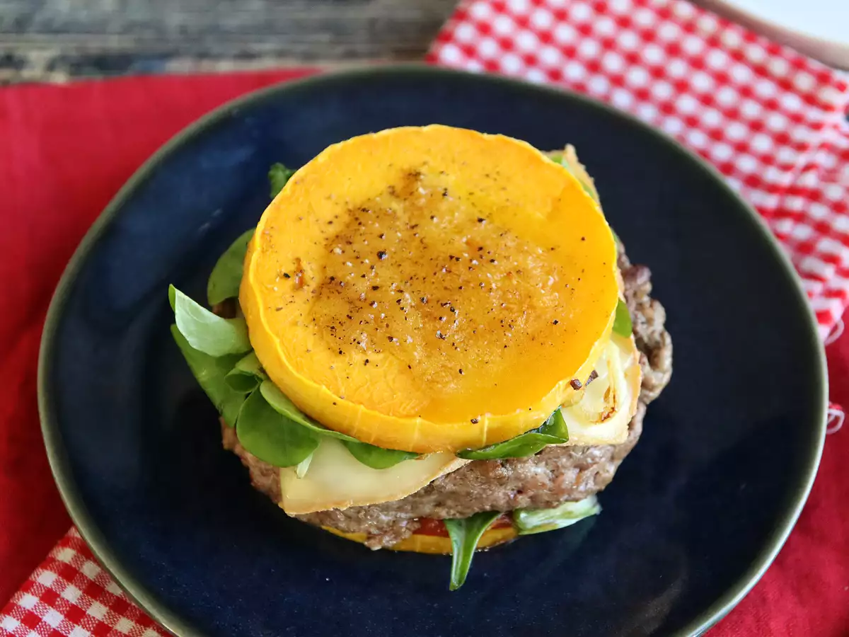 Burgery z máslové dýně (zaručeně bez pečiva!) - foto 3