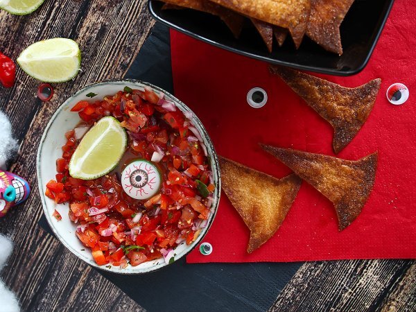 Čarodějnické klobouky - tortillové chipsy - foto 4