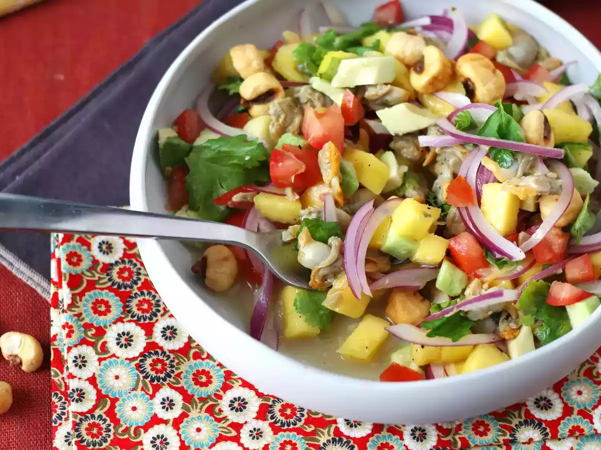 Ceviche s konzervovanými mušlemi - foto 2