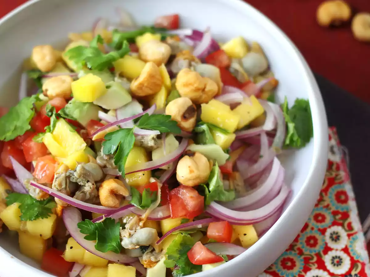 Ceviche s konzervovanými mušlemi - foto 3