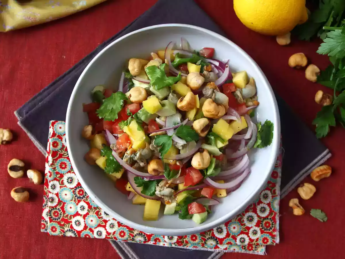Ceviche s konzervovanými mušlemi - foto 5