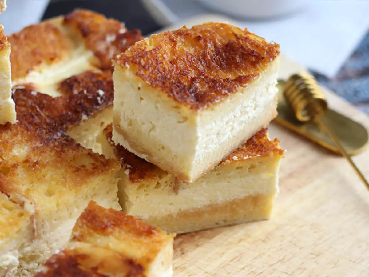 Cheesecake tyčinky s francouzským toastem (French toast cheesecake bars) - foto 4