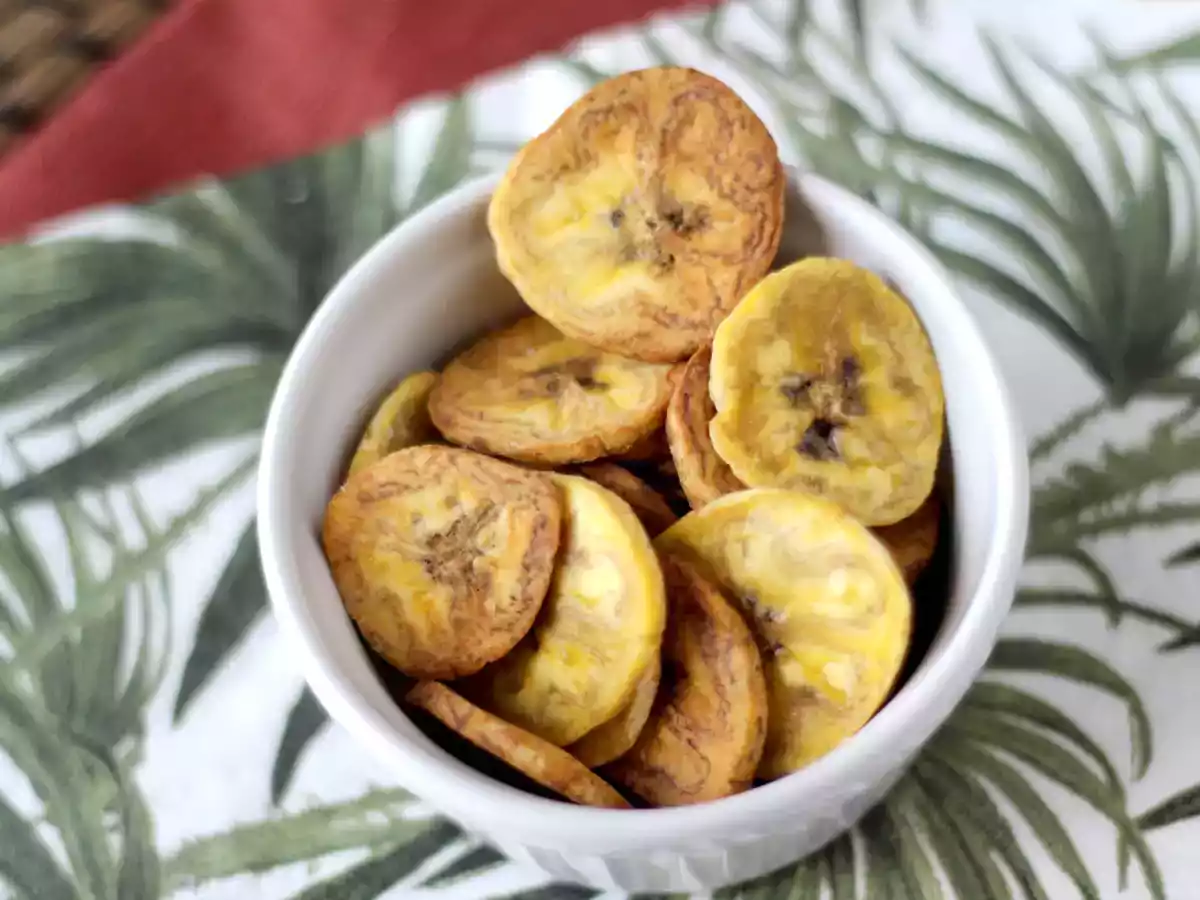Chipsy z plantainů v horkovzdušné fritéze - foto 4