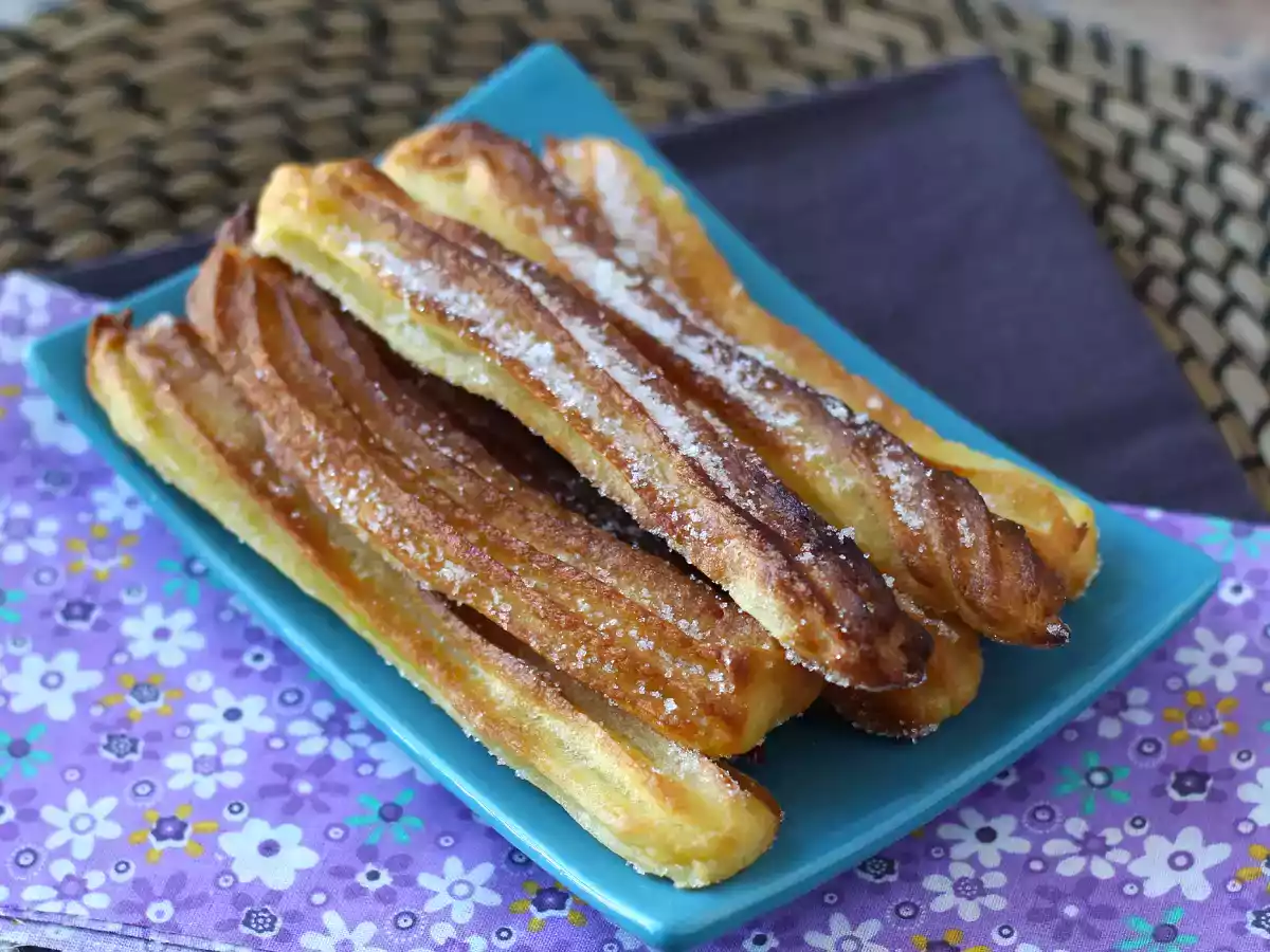 Churros připravené ve fritéze na vzduchu - foto 2