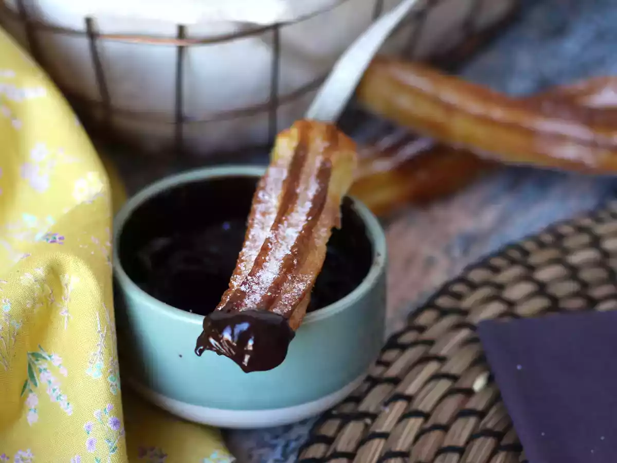 Churros připravené ve fritéze na vzduchu - foto 3