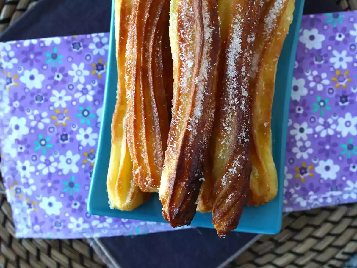Churros připravené ve fritéze na vzduchu - foto 4