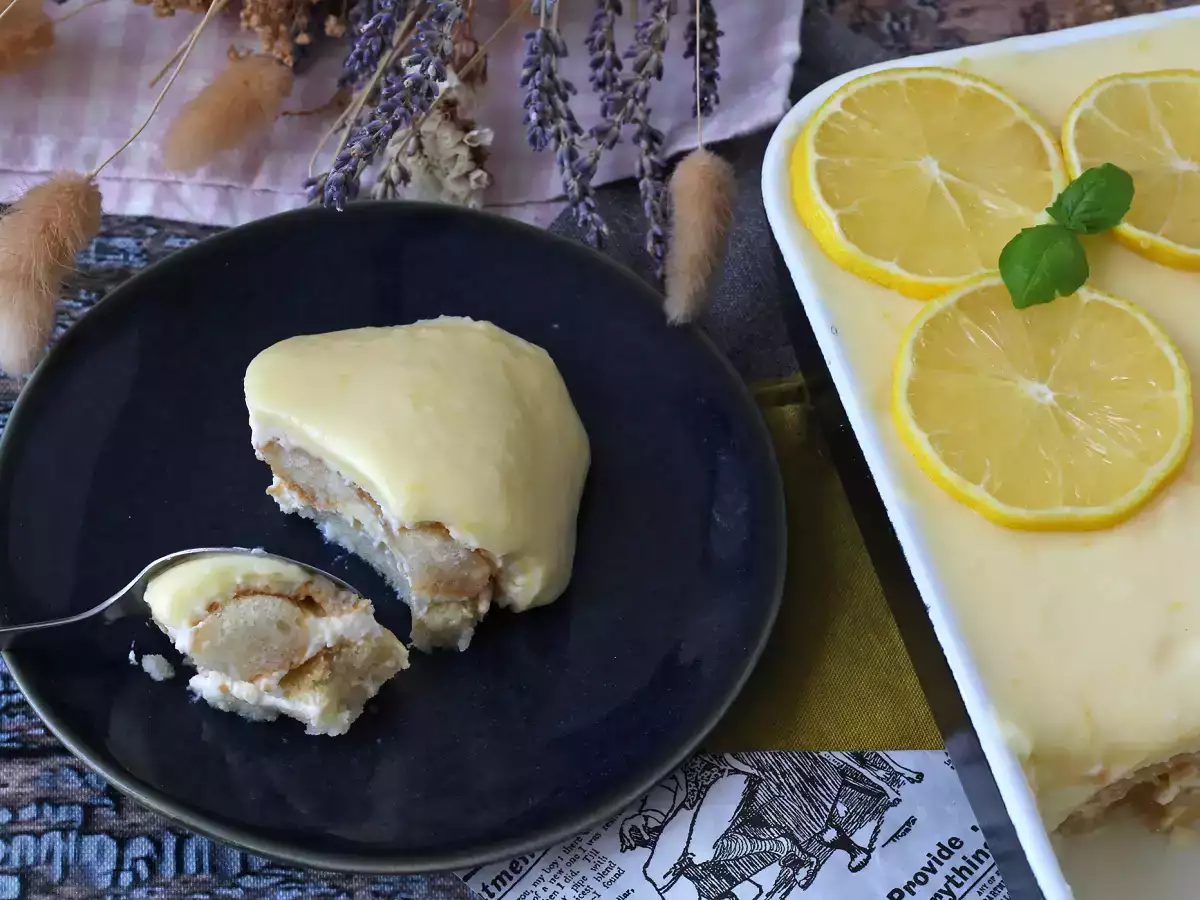 Citronové tiramisu: klasika s osvěžující kyselkavou chutí