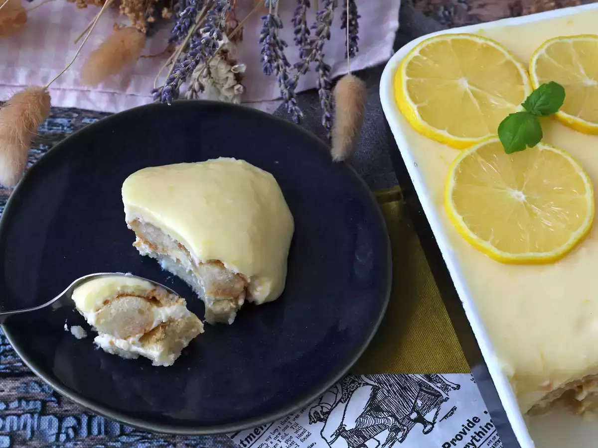 Citronové tiramisu, klasika s pikantním nádechem