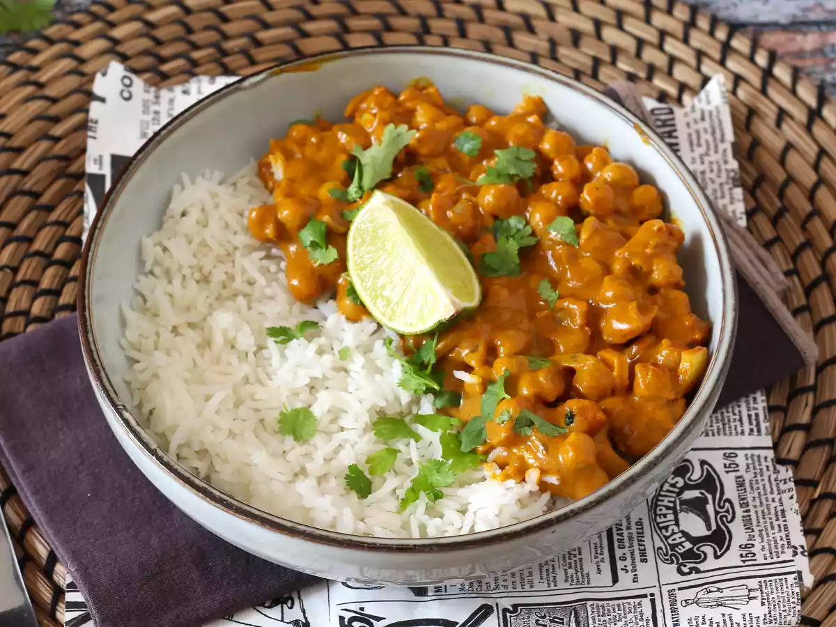 Cizrnové kari, super gurmánský veganský recept