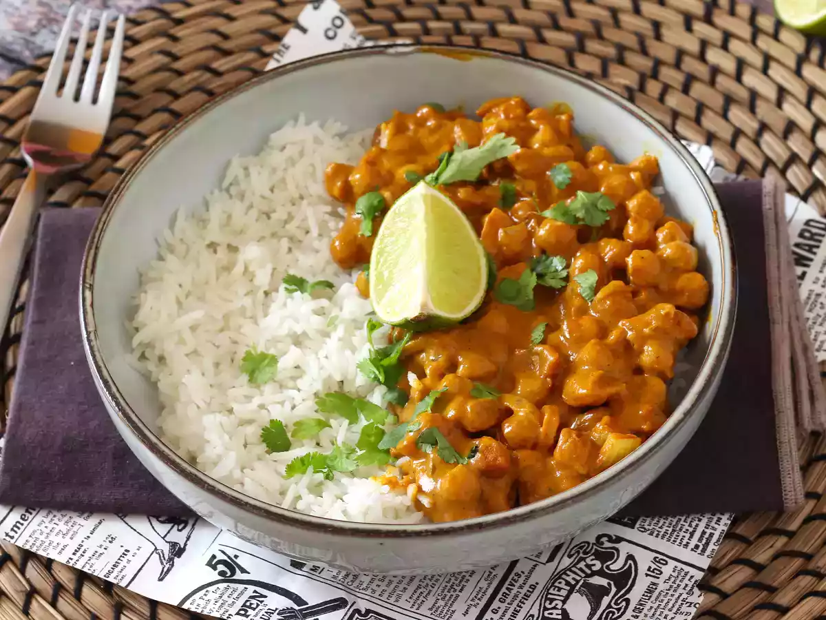 Cizrnové kari, super gurmánský veganský recept - foto 3