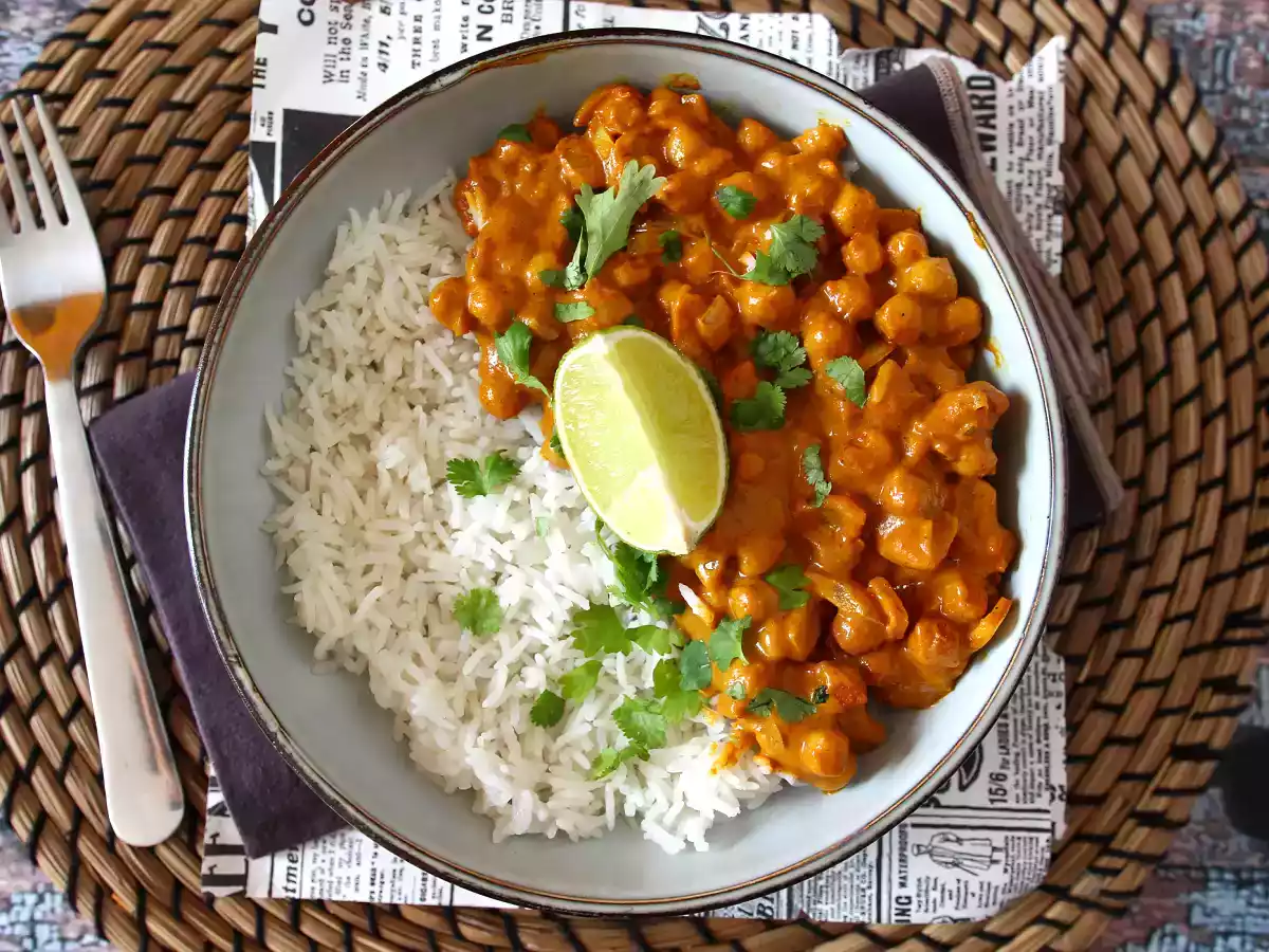 Cizrnové kari, super gurmánský veganský recept - foto 5