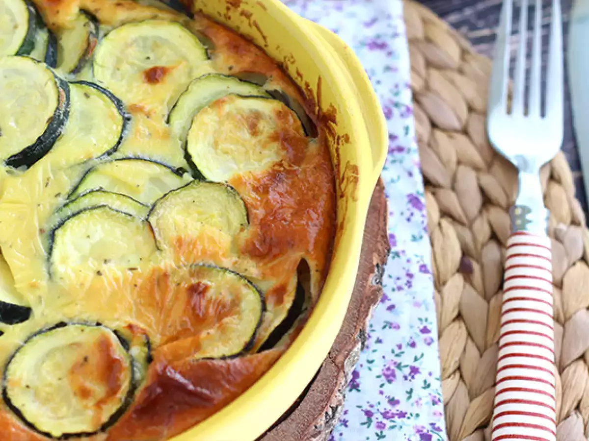 Clafoutis z cukety a kozího sýra - foto 3