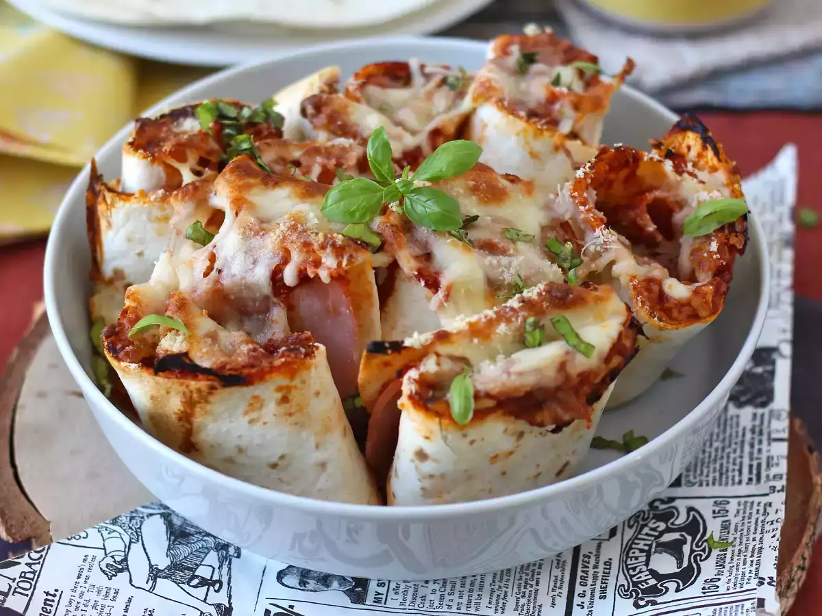Co dělat s tortillami? Gurmánský pokrm ke sdílení s příchutí pizzy!