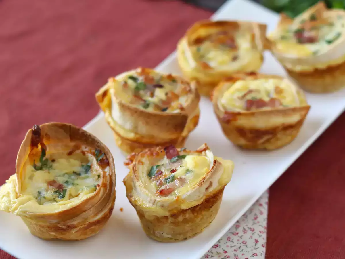 Co připravit z tortill? Snadné a úsporné mini quiche! - foto 2