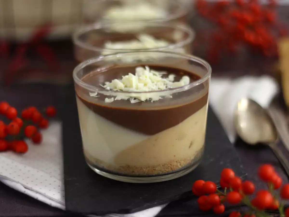 Čokoládové a nugátové pohárky. Snadný recept - foto 2