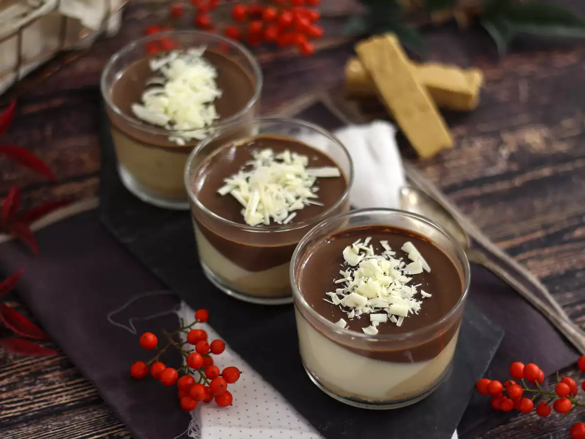 Čokoládové a nugátové pohárky. Snadný recept - foto 3