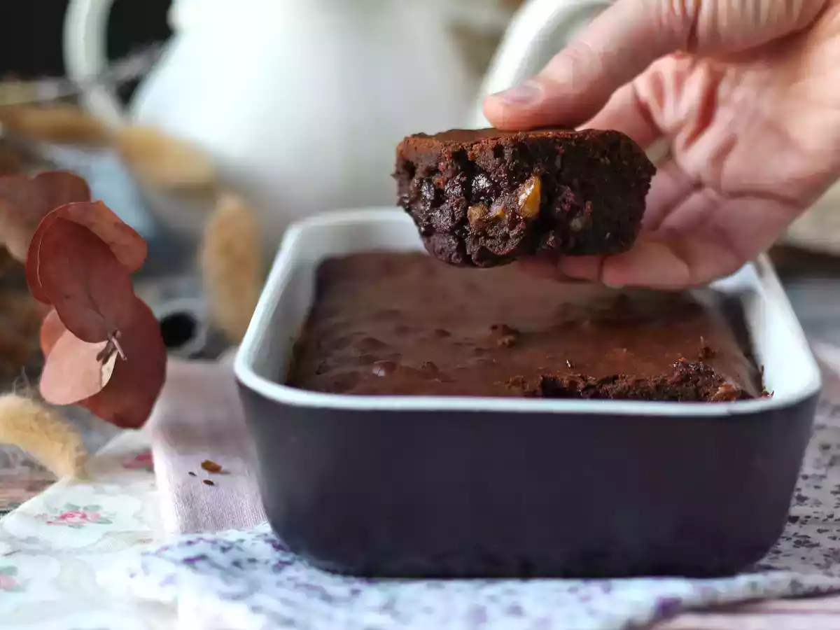 Čokoládové brownies s ořechy v Air Fryeru