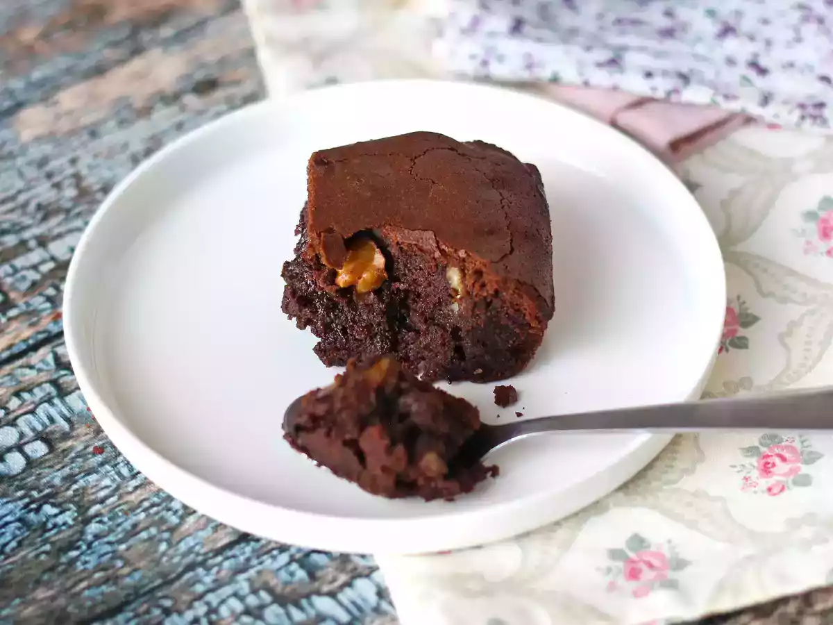 Čokoládové brownies s ořechy v Air Fryeru - foto 2