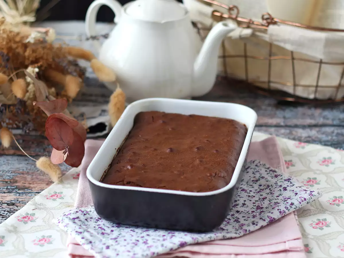 Čokoládové brownies s vlašskými ořechy v horkovzdušné fritéze Air Fryer - foto 3