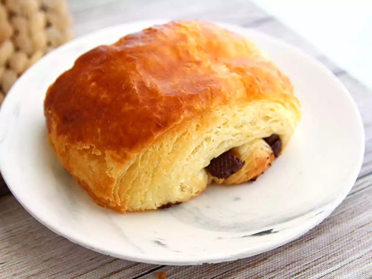 Čokoládové croissanty nebo chocolatines - foto 2