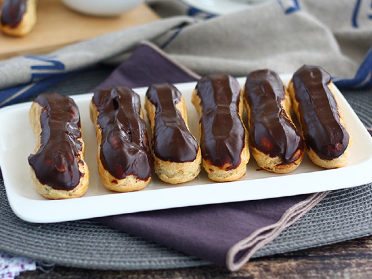 Čokoládové éclairs (krok za krokem) - foto 2