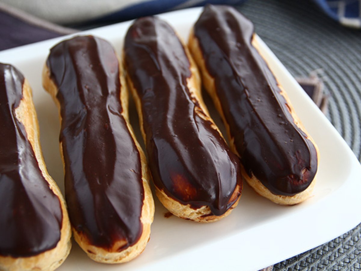 Čokoládové éclairs (krok za krokem) - foto 3
